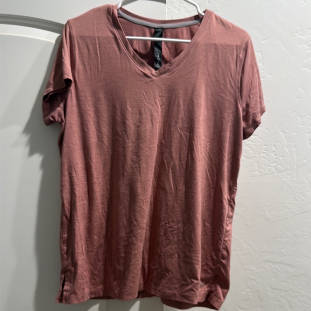N.Y.L.A. Purple and Pink Relaxed Short Sleeve Tee
